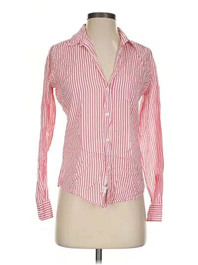 Pre-owned Frank & Eileen Long Sleeve Button Down Shirt In Pink
