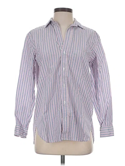 Pre-owned Frank & Eileen Long Sleeve Button Down Shirt In Pink