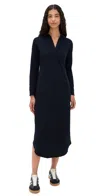 Frank & Eileen Long Sleeve Long Dress Brnv In Blue
