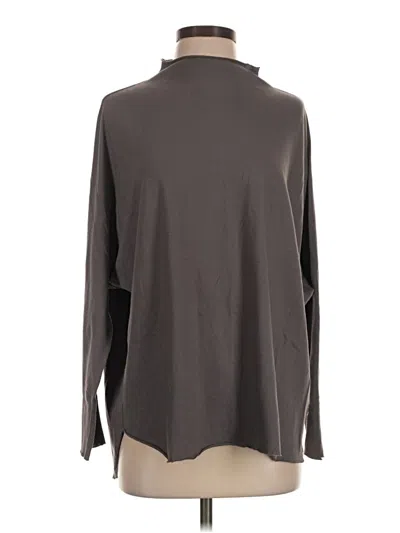 Pre-owned Frank & Eileen Long Sleeve Turtleneck In Gray