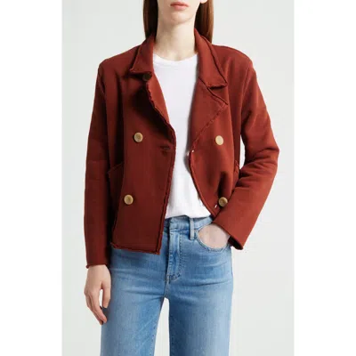 FRANK & EILEEN FRANK & EILEEN MINI BELFAST CROP KNIT PEACOAT