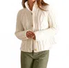 Frank & Eileen Mini Cotswolds Cardigan In Ivory In Black