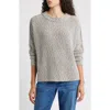 Frank & Eileen Montecito Cotton Sweater In Gray