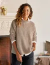 Frank & Eileen Montecito Sweater In Brown