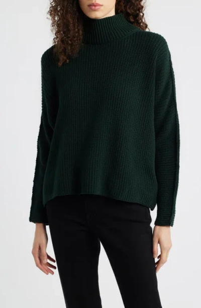 Frank & Eileen Montecito Turtleneck Sweater In Green