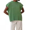 Frank & Eileen Montecito Vest In Eucalyptus In Green