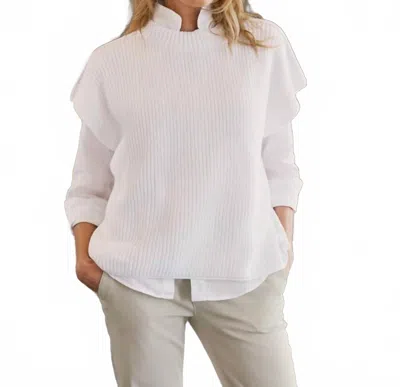 Frank & Eileen Montecito Vest In White