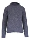 Frank & Eileen Monterey Mock-neck Sweater In Blue