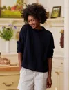 Frank & Eileen Monterey Pointelle In Navy