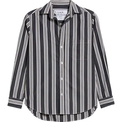 Frank & Eileen Nyc Button-up Shirt In Black