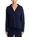 Frank & Eileen Patrick Cotton Collared Sweatshirt In Blue