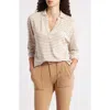 Frank & Eileen Patrick Cotton Popover Henley In White