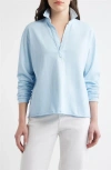 Frank & Eileen Patrick Popover Henley In Blue