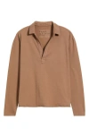 Frank & Eileen Patrick Popover Henley In Brown