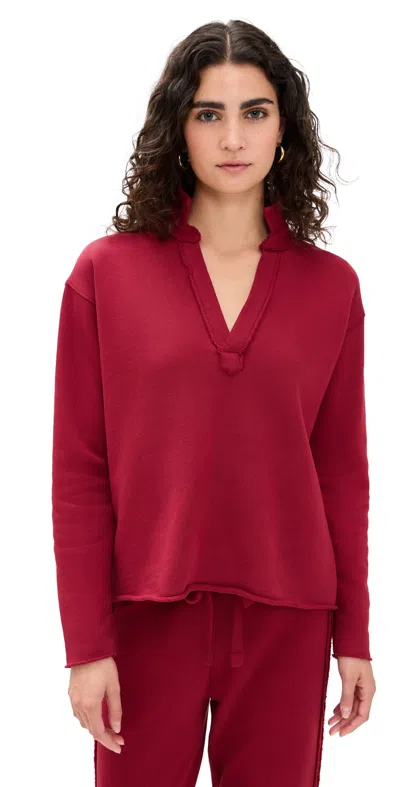 Frank & Eileen Patrick Popover Henley Garn In Brown