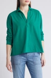 Frank & Eileen Patrick Popover Henley Kelly Green In Green