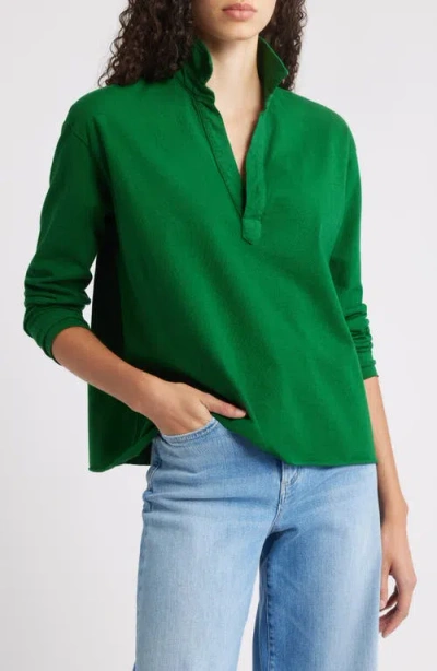 Frank & Eileen Patrick Popover Henley In Green