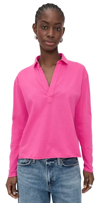 Frank & Eileen Patrick Popover Henley Lotus In Pink