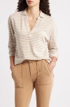 Frank & Eileen Patrick Cotton Popover Henley In Neutral