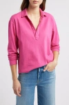 Frank & Eileen Patrick Popover Henley In Pink