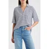Frank & Eileen Patty Short Sleeve Henley In Multi