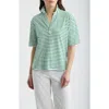 Frank & Eileen Patty Short Sleeve Henley In Green