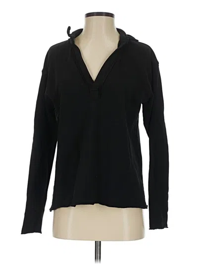 Pre-owned Frank & Eileen Pullover Sweater In Black