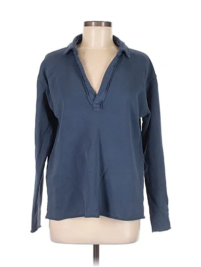 Pre-owned Frank & Eileen Pullover Sweater In Blue