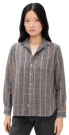 Frank & Eileen Relaxed Button-up Shirt Excb In Blue