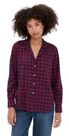 Frank & Eileen Relaxed Button-up Shirt Rdbp In Black