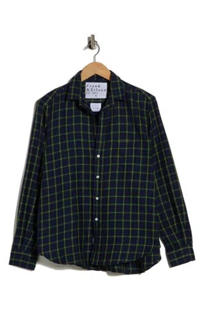 Frank & Eileen Relaxed Button-up Shirt In Blue