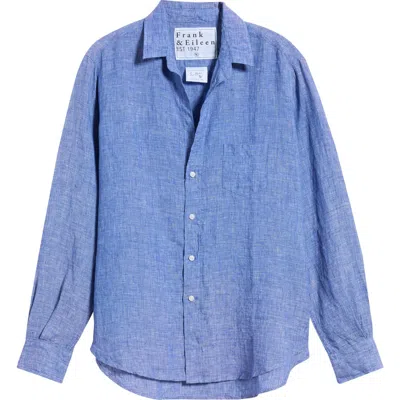 Frank & Eileen Relaxed Button-up Shirt In Blue