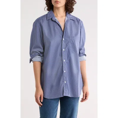 Frank & Eileen Relaxed Fit Cotton Button-up Shirt In Blue