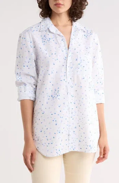 Frank & Eileen Relaxed Fit Cotton Button-up Shirt In Blue