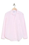 Frank & Eileen Relaxed Fit Linen Button-up Shirt In Pink