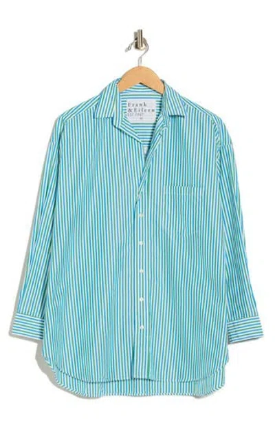 Frank & Eileen Relaxed Fit Stripe Cotton Button-up Shirt In Multi