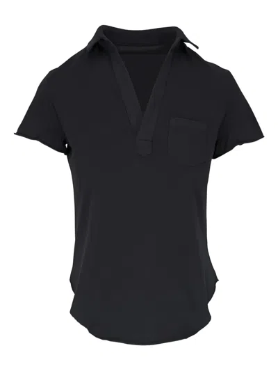 Frank & Eileen Short-sleeve Cotton T-shirt In Black