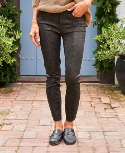 Frank & Eileen Sligo Skinny Jeans In Gold Glitter Wax