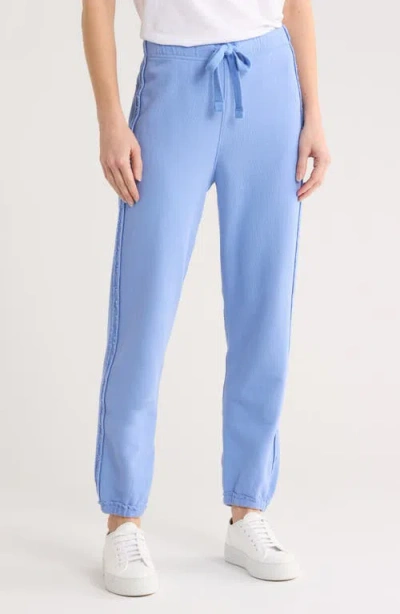 Frank & Eileen Sophie Cotton Joggers In Blue