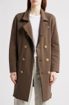 Frank & Eileen Tipperary French Terry Coat In Brown