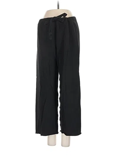 Pre-owned Frank & Eileen Track Pants In Black
