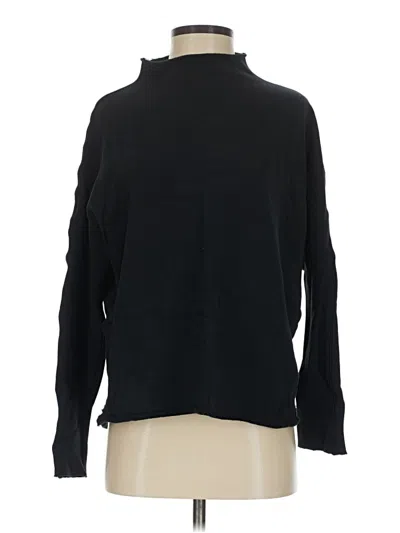 Pre-owned Frank & Eileen Turtleneck Sweater In Black