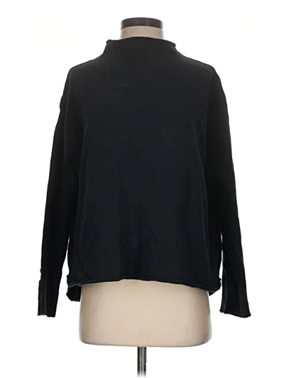 Pre-owned Frank & Eileen Turtleneck Sweater In Black