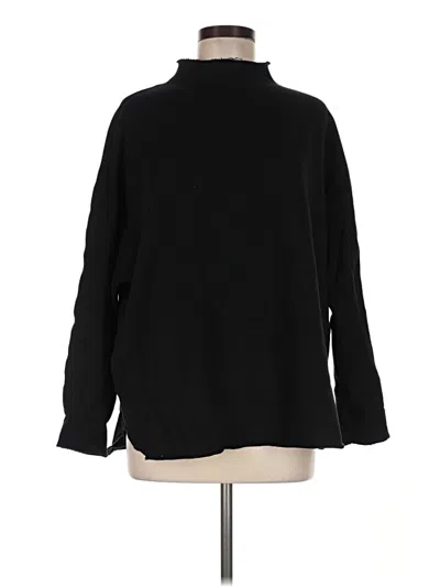 Pre-owned Frank & Eileen Turtleneck Sweater In Black