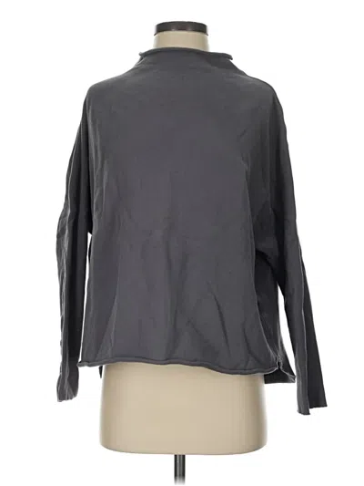 Pre-owned Frank & Eileen Turtleneck Sweater In Gray