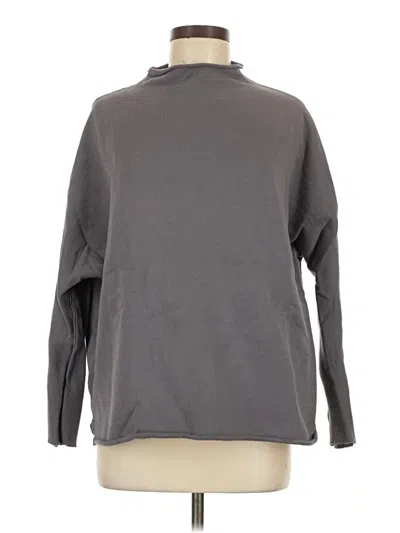 Pre-owned Frank & Eileen Turtleneck Sweater In Gray