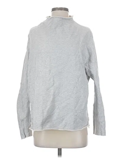 Pre-owned Frank & Eileen Turtleneck Sweater In Silver