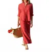 Frank & Eileen Tuscany Getaway Set In Nantucket Red In Red