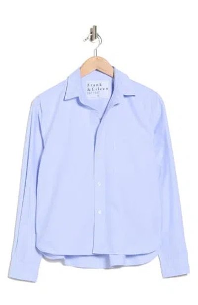 Frank & Eileen Untuckable Button-up Shirt In Blue