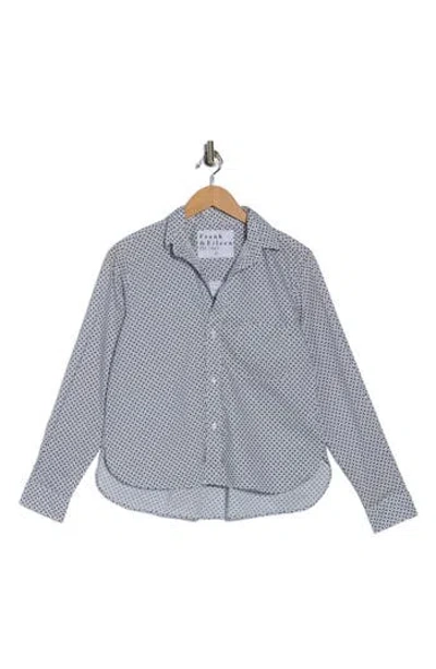 Frank & Eileen Untuckable Cotton Button-up Shirt In Gray